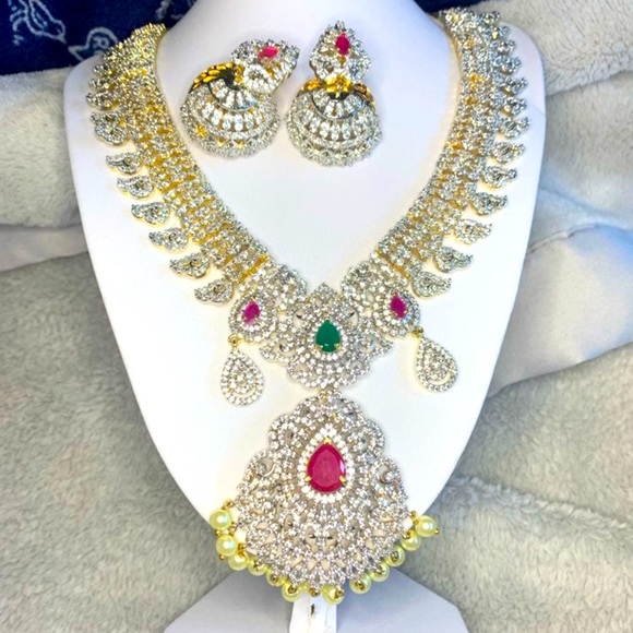 Diamond Finish CZ Bridal set